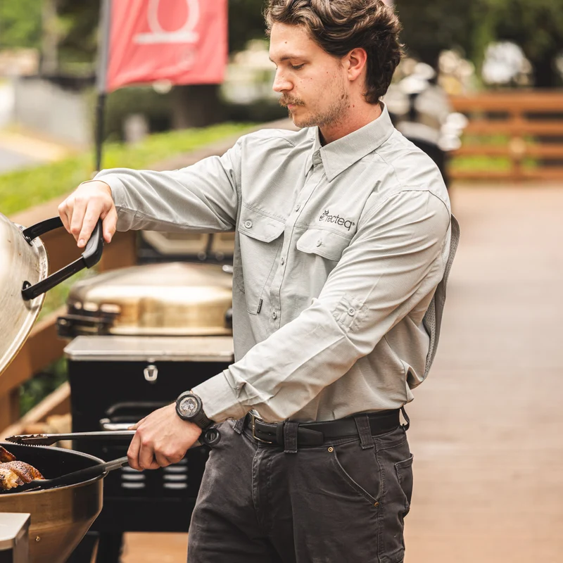 Long Sleeve UPF+ Button Down